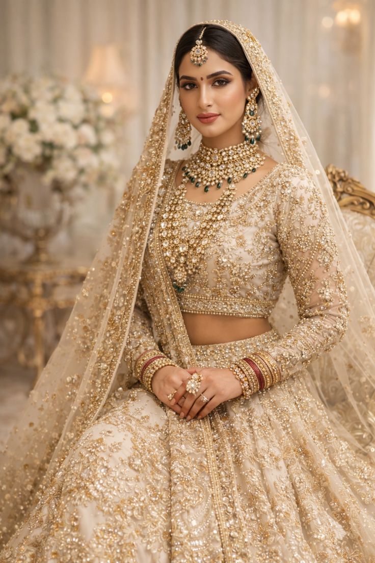 Golden Heritage Bridal Lehenga